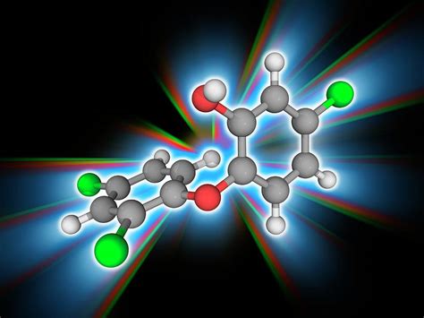 Triclosan Organic Compound Molecule Photograph By Laguna Design Science