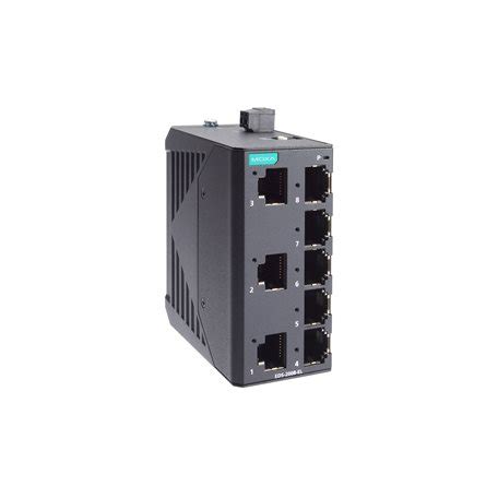 Eds El Series Moxa Unmanaged Ethernet Switches Metal