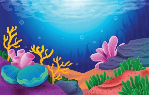 Under the Sea Background 6852412 Vector Art at Vecteezy