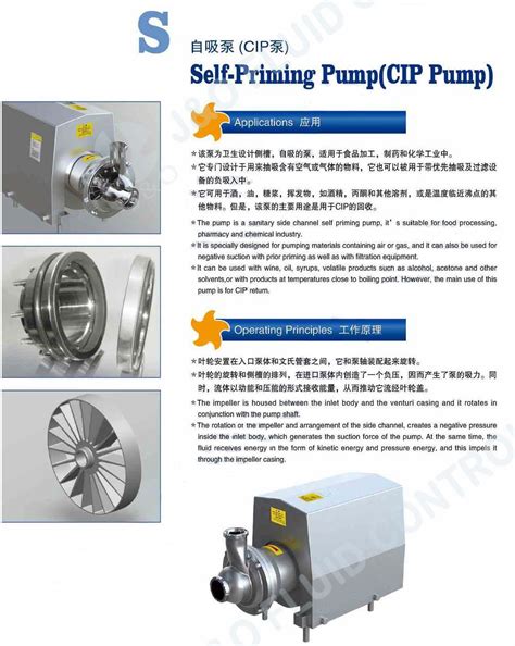 Sanitary Stainless Steel Self Priming Pump China J O Fluid Control