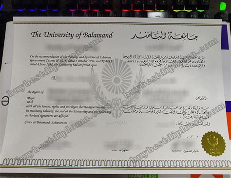 Must-Read Tips for Making A University Of Balamand Degree Certificate