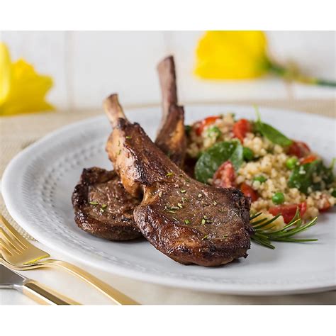 Cast Iron Lamb Chops With Couscous Salad Jewel Osco