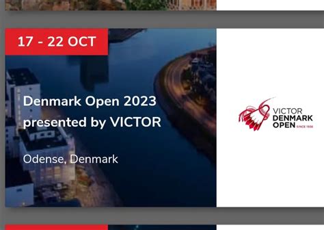 Jadwal Jam Tayang Badminton Denmark Open 2023 Hari Ini 18 Oktober