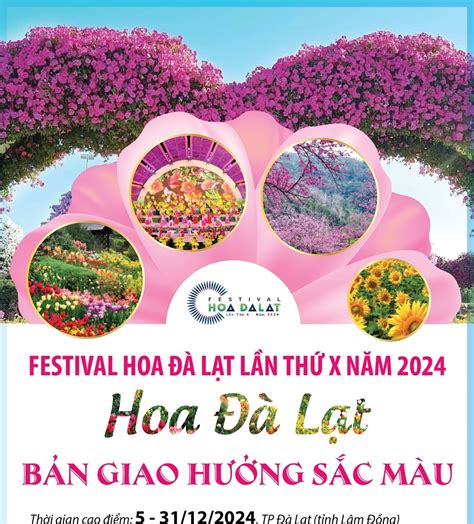 Festival hoa Đà Lạt lần thứ X năm 2024 Bản giao hưởng sắc màu