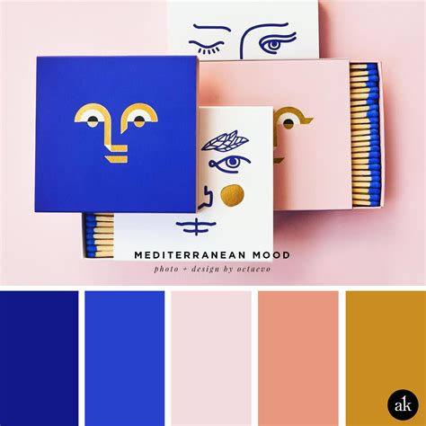 a Mediterranean-matchbox-inspired color palette — Akula Kreative ...