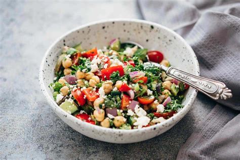 15 Minute Mediterranean Chickpea Salad My Food Story