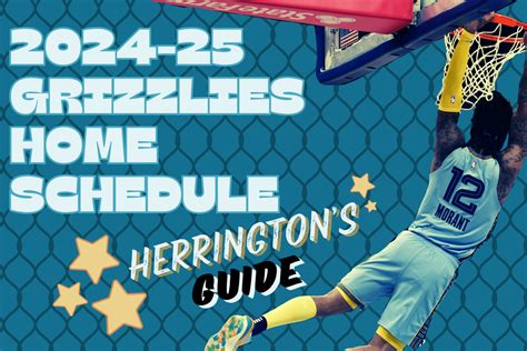 Herrington Consumers Guide To The 2024 2025 Grizzlies Home Schedule