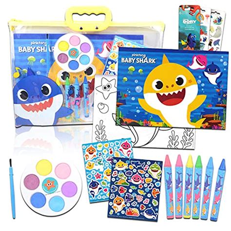 Pink Fong Baby Shark Art Set Baby Shark Activity Bundle - 12 Pc Baby ...