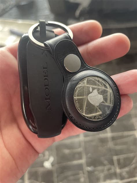 Tesla Keyfob With Apple Airtag Tesla Motors Club