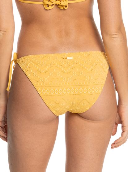 Quiet Beauty Tie Side Bikini Bottoms For Women Roxy