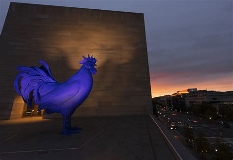 The Giant Blue Rooster Will Remain In Dc Washingtonian Dc