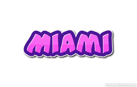 Miami Logo Free Name Design Tool From Flaming Text