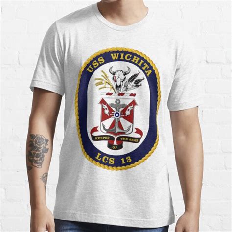 Uss Wichita Lcs 13 Crest T Shirt For Sale By Quatrosales