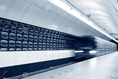 Speeding Subway Train Stock Image Image Of City Speeds 1746625