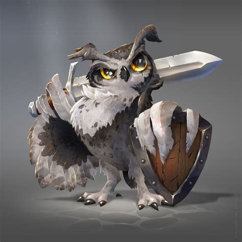 Owl Marina Goryacheva On Artstation At