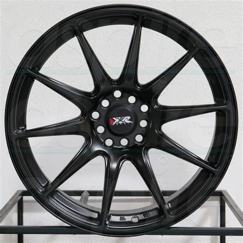 17x75 Xxr 527 4x984x108 40 Flat Black Wheels Rims Set4 Wheels