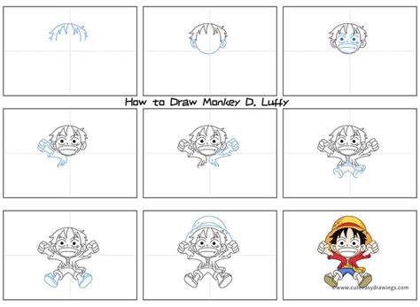 How To Draw One Piece Characters Step By Step NBKomputer