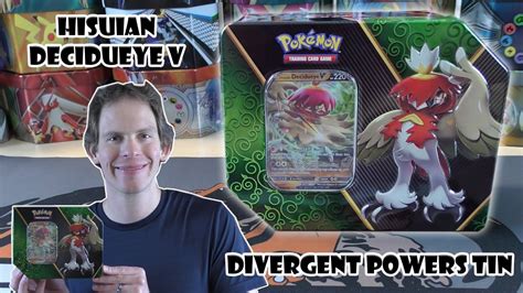 Pokemon Divergent Powers Tin Opening Youtube