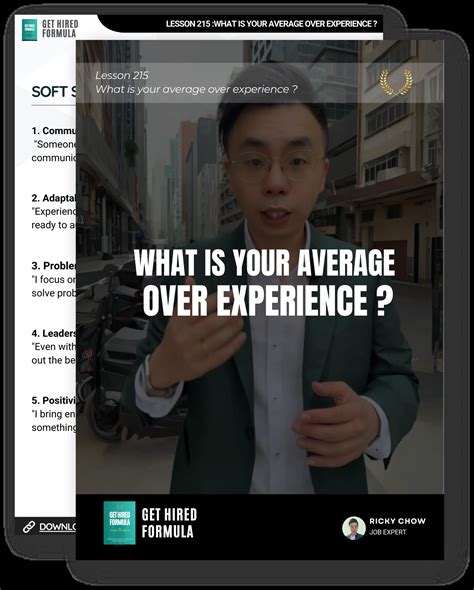 Sample Answer: What is your advantage over experience