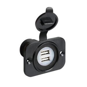 Doppia Presa Uscita Usb Da Incasso Per Auto Camper Camion V Lampa