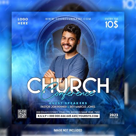 Premium Psd Church Worship Conference Web Banner Social Media Post Flyer Design