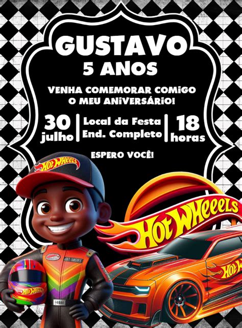 Invitaci N De Cumplea Os De Hot Wheels In Diy And Crafts Crafts Diy