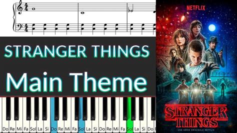 Stranger Things Main Theme Piano Tutoriel Videotutoriels