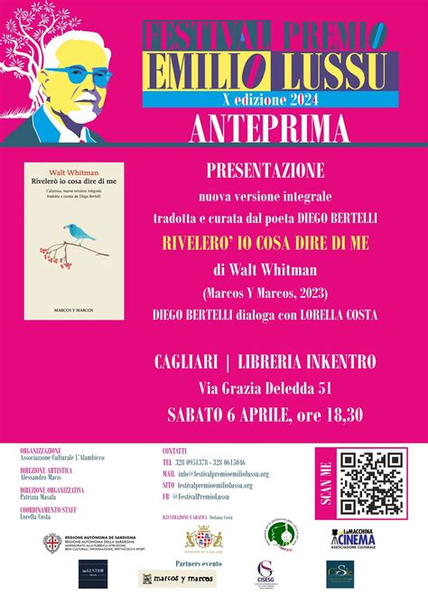 Anteprima X edizione a Cagliari Presentazione del libro Rivelerò io