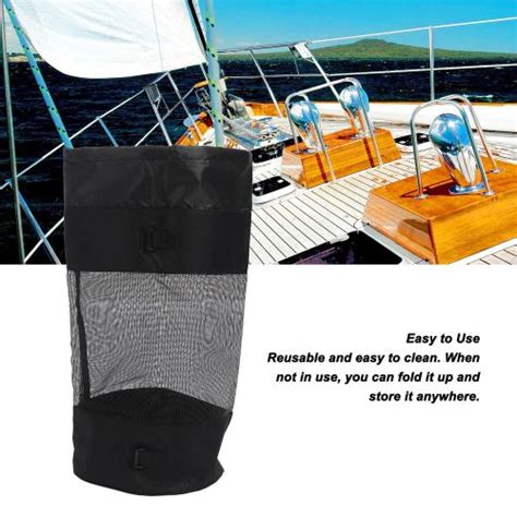 Find Portable Boat Trash Can Reusable Waterproof Vehicle Garbage Bin