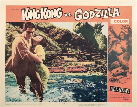 King Kong Vs Godzilla Movie Poster