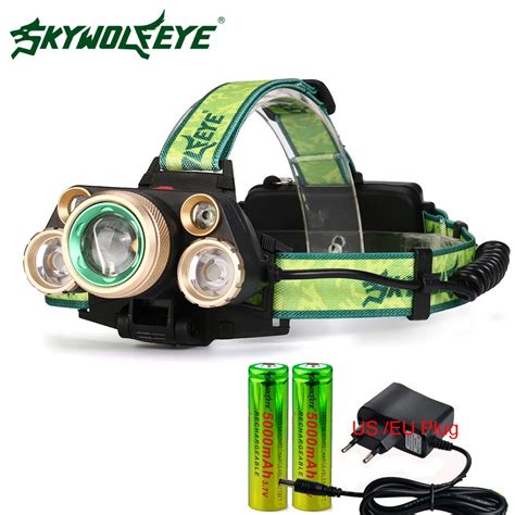 Aliexpress Buy Skywolfeye Led Headlamp Mode Lumen