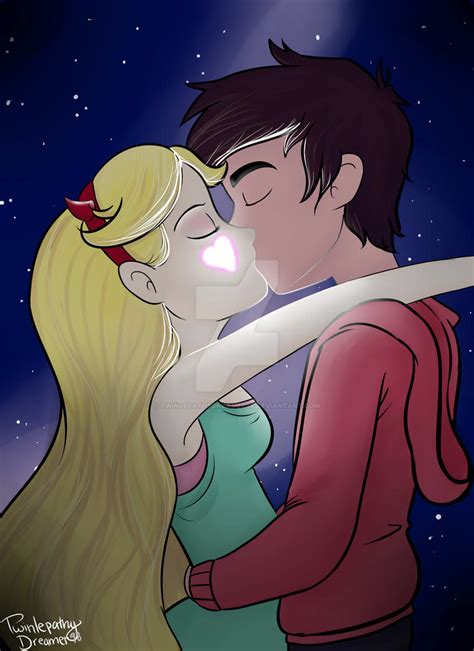 Starco Kiss by TwinlepathyDreamer98 on DeviantArt