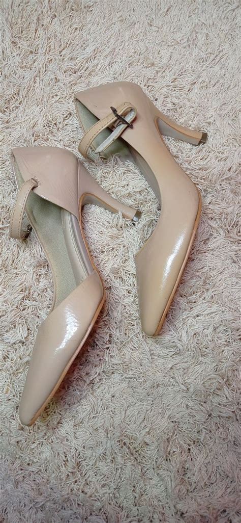 Scarpin Nude Bico Fino Sapato Feminino Usado Enjoei