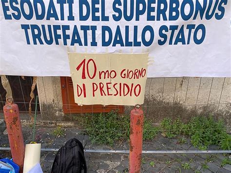 Esodati Del Superbonus Continua La Protesta Davanti Al MEF Presente