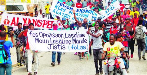 Estudiantes Haitianos Protestan En Calles Contra Ola De Secuestros