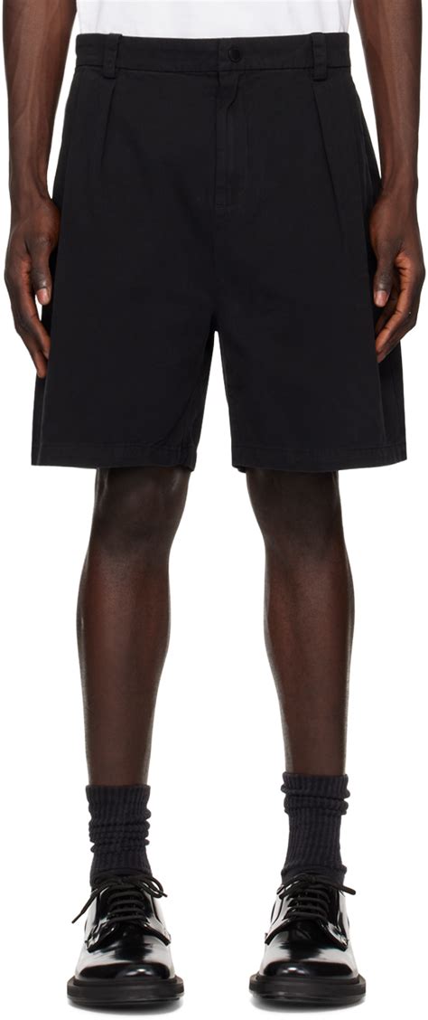 Han Kjobenhavn Black Wide Leg Shorts Ssense