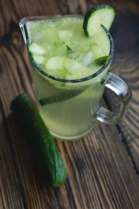 Agua Fresca De Pepino Lim N Y Menta Para Superar Las Tardes Calurosas