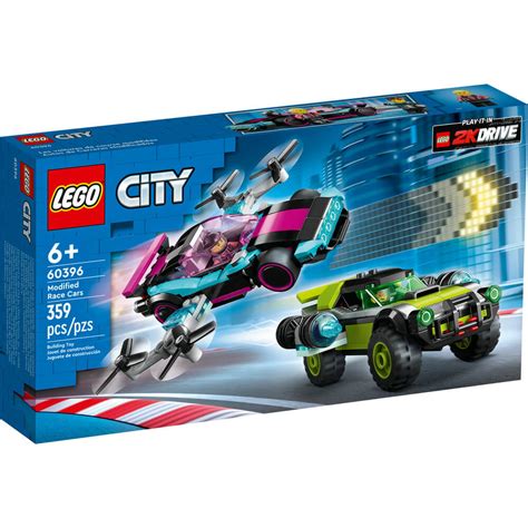 Lego® City Modified Race Cars 60396 Building Toy Set 359 Pieces