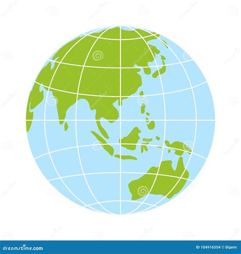 World Globe Icon Vector Earth Logo Web Global Simbol Illustration