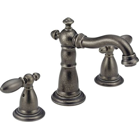 Delta 3555 Rbmpu Dst Venetian Bronze Two Handle Widespread Lavatory Faucet