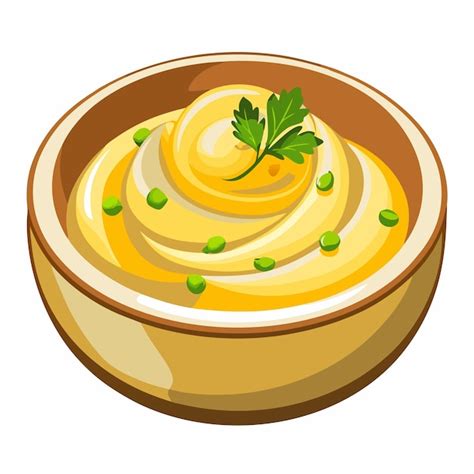 Stylized Hummus Vector Clip Art Perfect For Graphics And Design