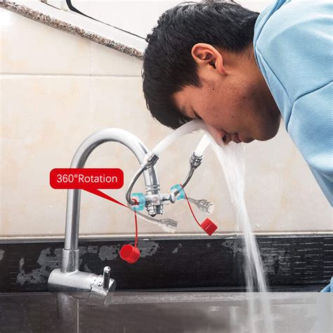 Faucet Mounted Eyewash Station Reliable First Aid Emergency Eye Wash