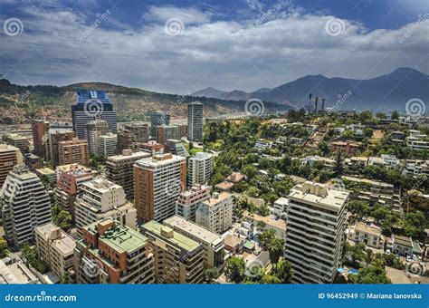 Santiago City Center Chile Stock Image Image Of Buildings Business