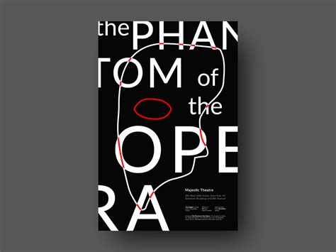 The Phantom of the Opera Poster by Daria Kushnir on Dribbble