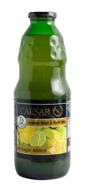 Buy Caesar Lemon Mint Fruite Mix Juice Bottle 1L Online In Kuwait