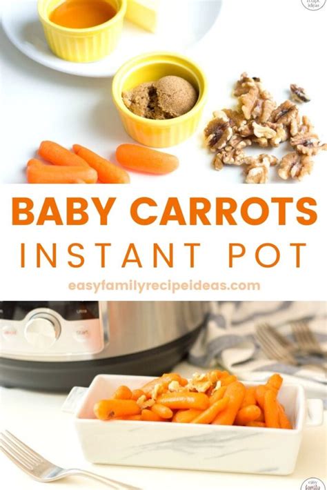 Instant Pot Baby Carrots - Easy Glazed Carrots for a Healthy Side Dish