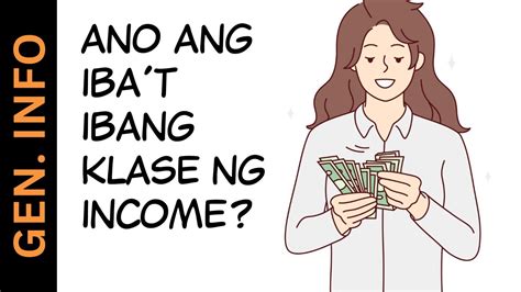 Ano Ang Mga Klase Ng Income Youtube