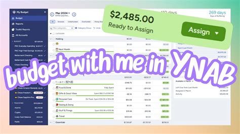 Budget With Me In Ynab 1 000 Extra Income March 2024 Week 4