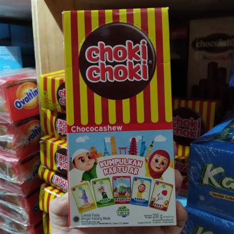 Jual Choki Choki Chococashew Nussa Rarra Edition 1 Box Isi 20pcs