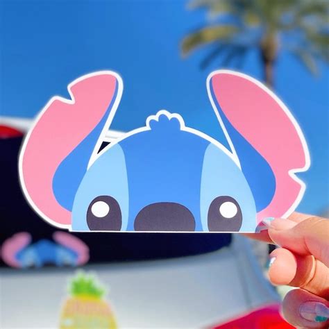 Stitch Vinyl Window Decal Etsy